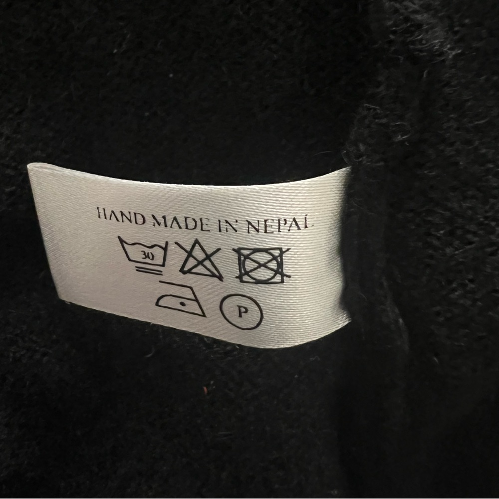 Orwell and Austen Cashmere Blend Rainbow Tiger Handcrafted Sweater XXL - Picture 11 of 12